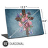 Brigid Ashwood Flower Cross Universal Laptop 15in (12.2 x 8.8in) Skin
